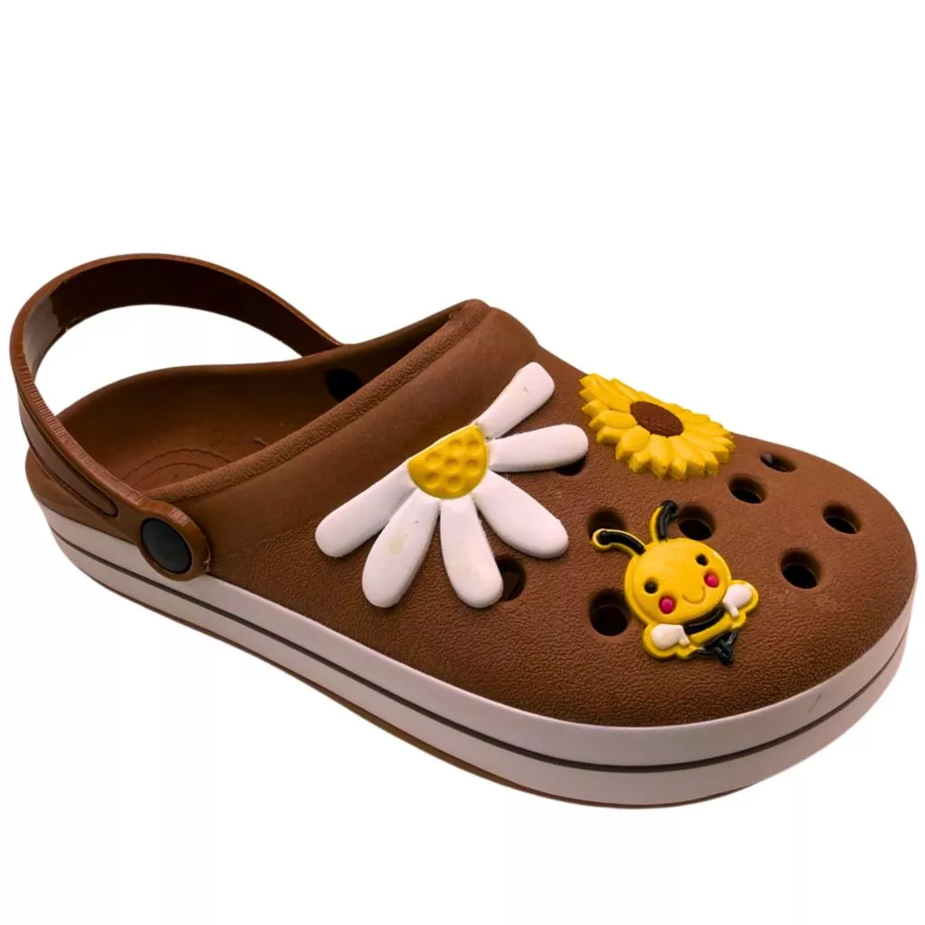 Babuche Infantil Delicada Menina Abelha Meia Flor - Imagem 4