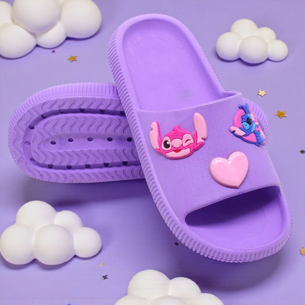 Chinelo Feminino 3 Aplique Stitch Delicado - Imagem 3